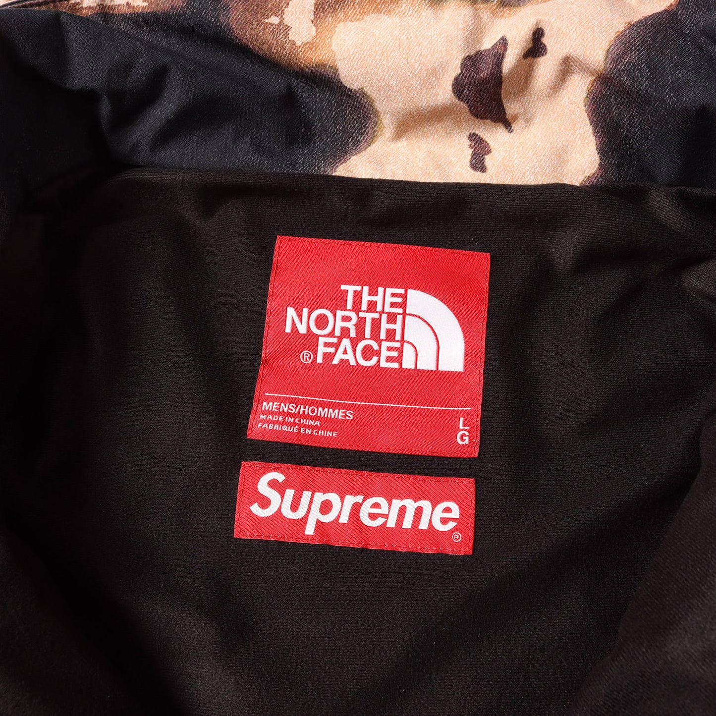 21AW ×THE NORTH FACE ブリーチデニム プリント マウンテンジャケット(Bleached Denim Print Mountain Jacket)