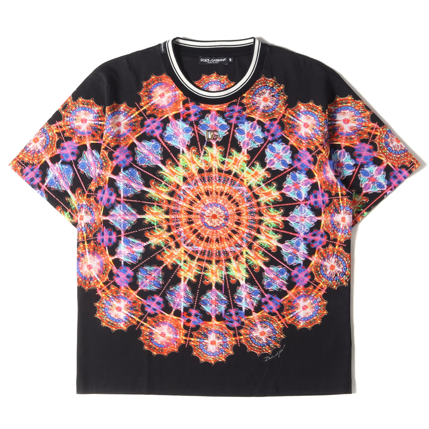 22AW ロゴプレート付き カレイドスコープ グラフィック Tシャツ