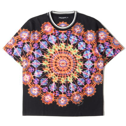 22AW ロゴプレート付き カレイドスコープ グラフィック Tシャツ