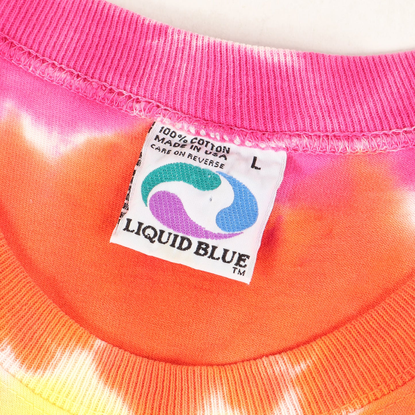90s Grateful Dead Space Your Face タイダイ染め Tシャツ / USA製 LIQUID BLUE