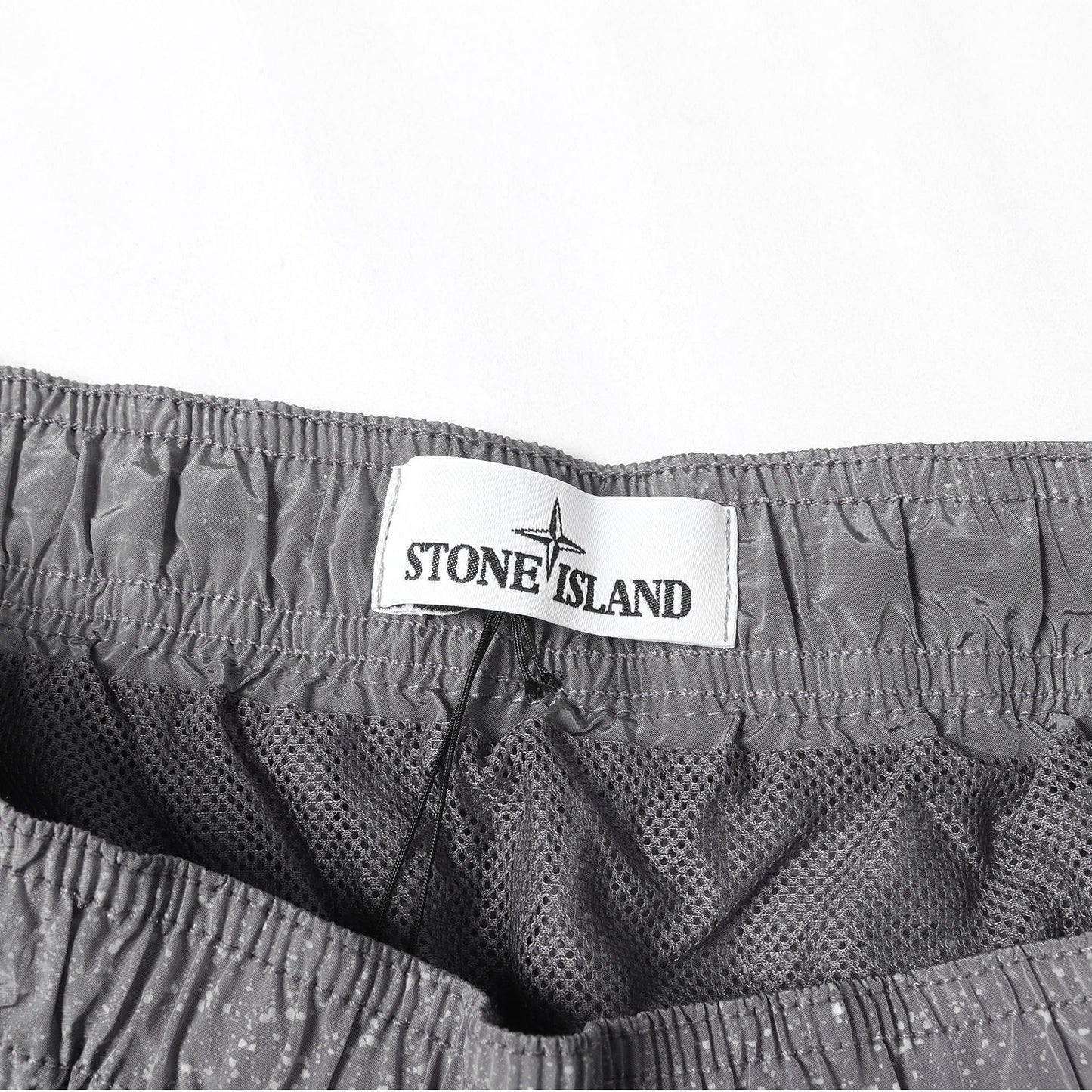 20SS スプラッター柄 ブランドロゴ ナイロン ショーツ(Swim Wear)