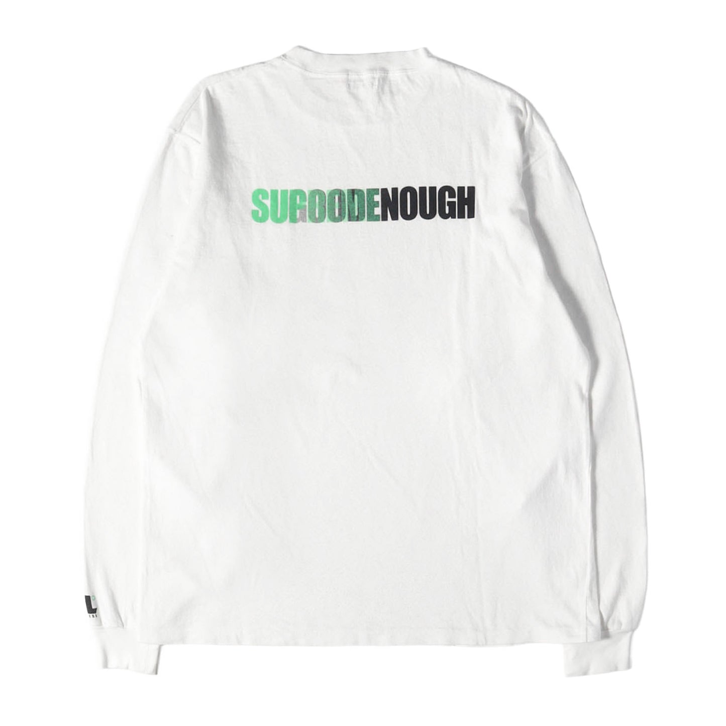 90s ×GOODENOUGH ×MORE ABOUT LESS 背ロゴ ロングスリーブ ポケット Tシャツ(1999年モデル)