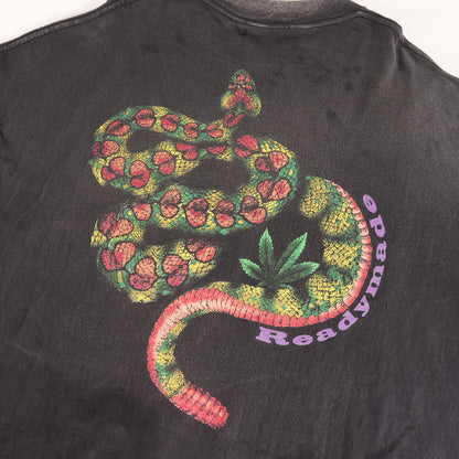 24SS ヴィンテージ加工 スネーク ロングスリーブ ポケット Tシャツ(S T-SHIRT SNAKE)