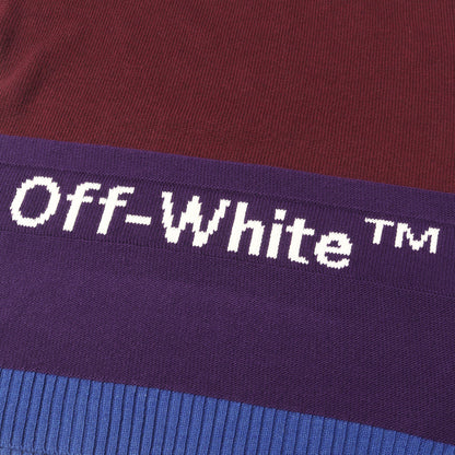 22AW カラーブロック オーバーサイズ クルーネック ウール ニット セーター (COLOR BLOCK OFF CREWNECK)