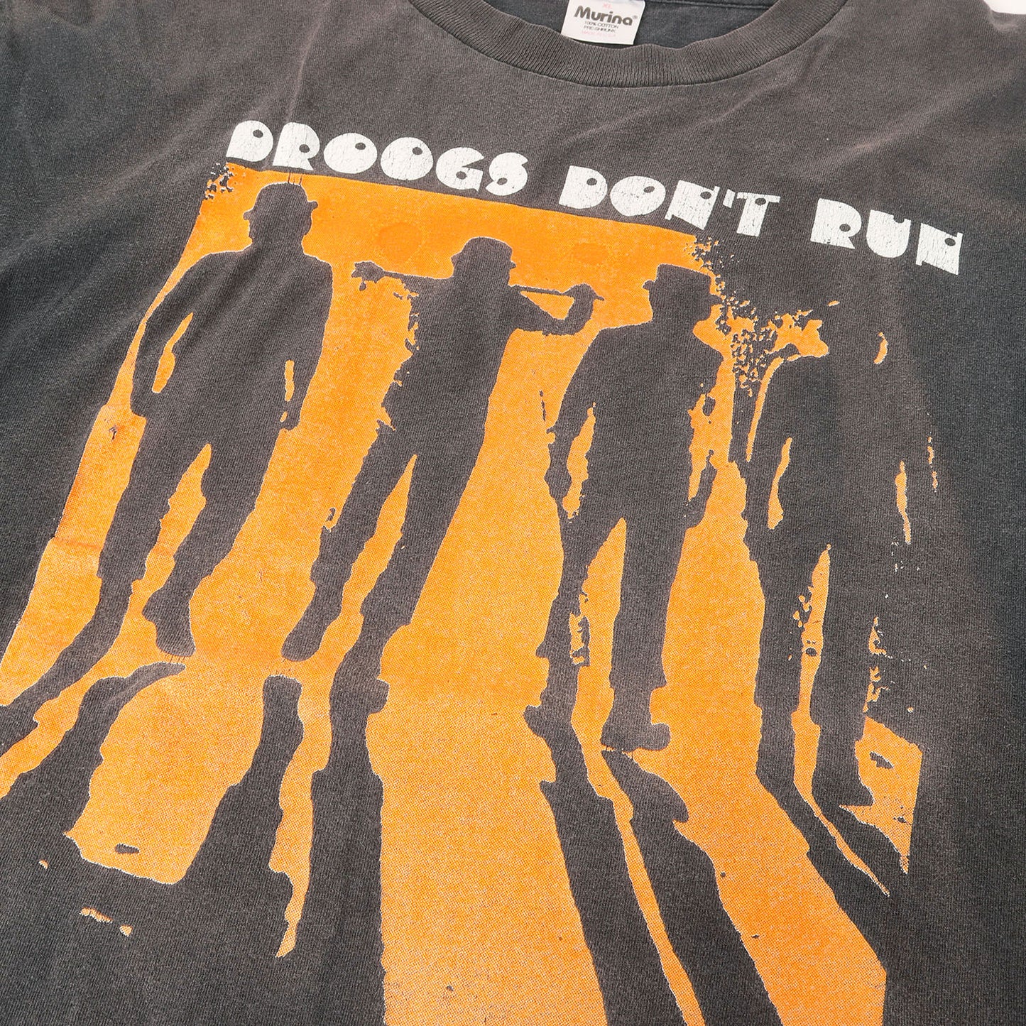[希少 雰囲気抜群] 90s 時計じかけのオレンジ DROOGS DON'T RUN ムービー Tシャツ / USA製 Murina