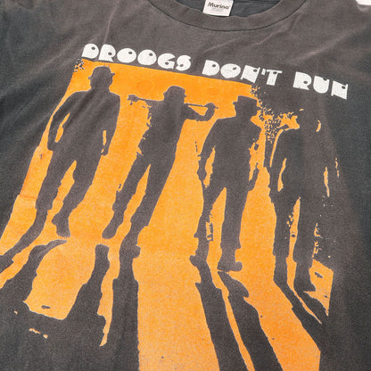 [希少 雰囲気抜群] 90s 時計じかけのオレンジ DROOGS DON'T RUN ムービー Tシャツ / USA製 Murina