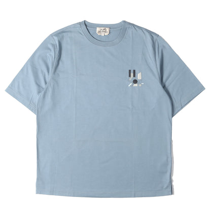 24SS Hパズル レザーパッチ クルーネック Tシャツ