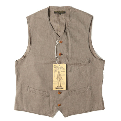 ヴィンテージ ヤーンダイ ツイル ベスト(GREAT LAKES COLUMBIA OUTDOOR STYLE VEST)