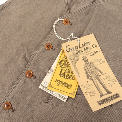 ヴィンテージ ヤーンダイ ツイル ベスト(GREAT LAKES COLUMBIA OUTDOOR STYLE VEST)