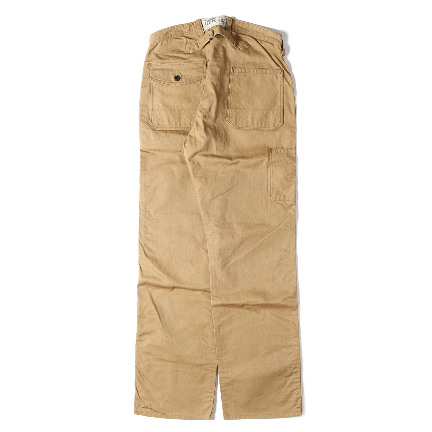 シンチバック付き コットンツイル ワークパンツ (UNION SPECIAL)