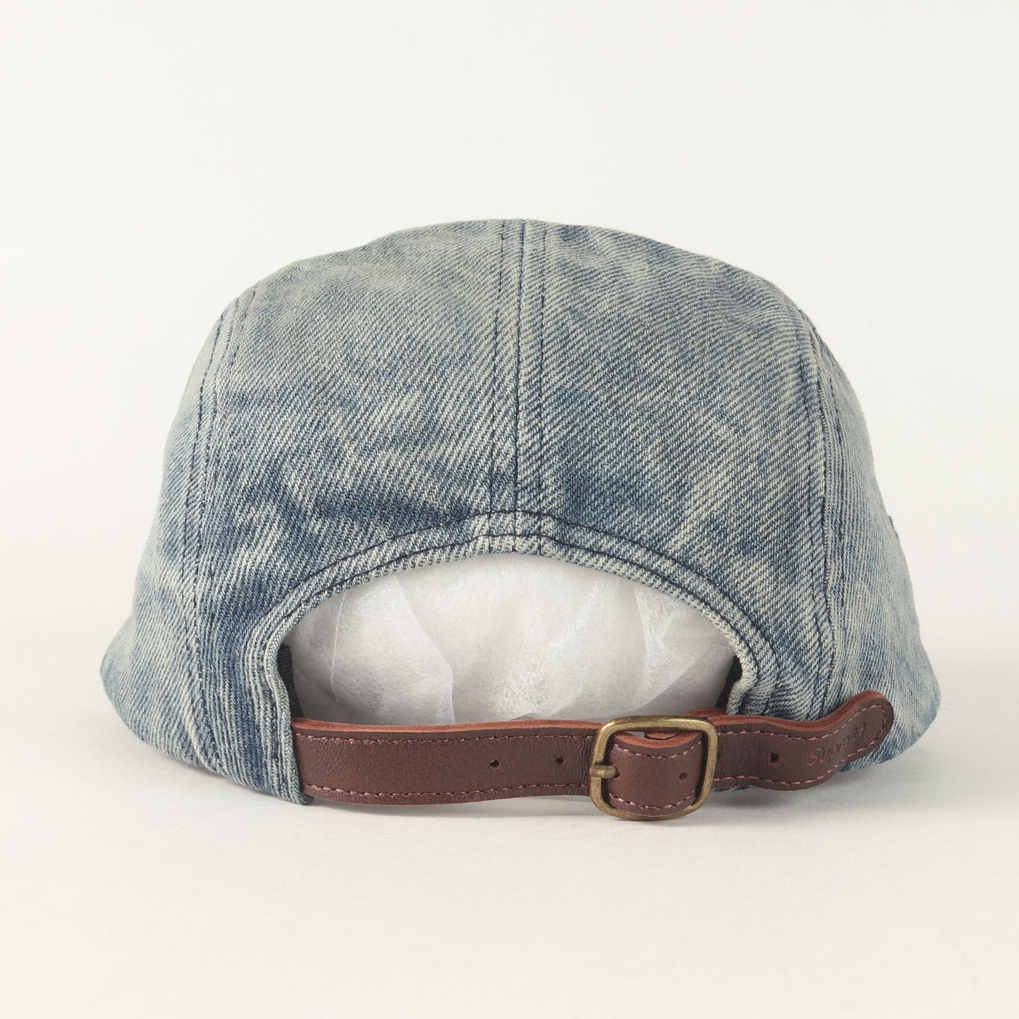 25AW ヴィンテージ加工 デニム BOXロゴ キャンプキャップ(Washed Chino Twill Camp Cap)