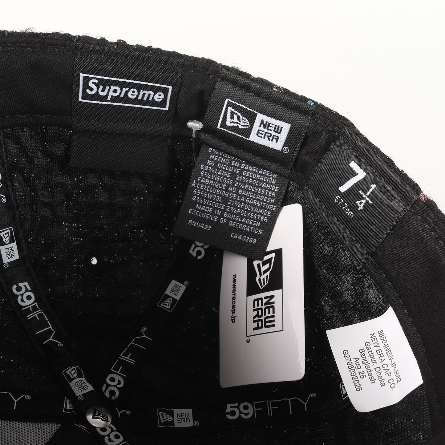 25AW ×NEW ERA ブークレ BOXロゴ ベースボールキャップ(Boucle Box Logo New Era)