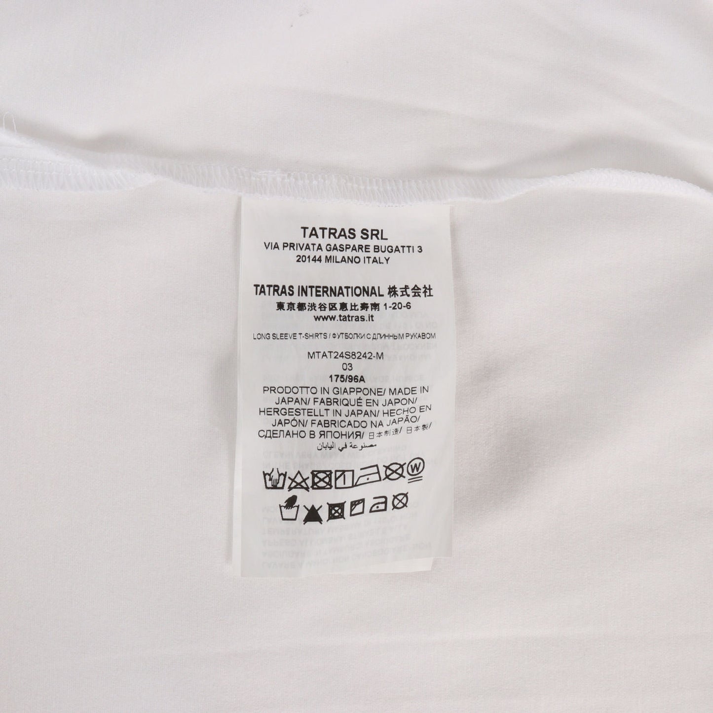 24SS ベレチ 圧着刺繍ロゴ ロングスリーブ Tシャツ(BELECI)