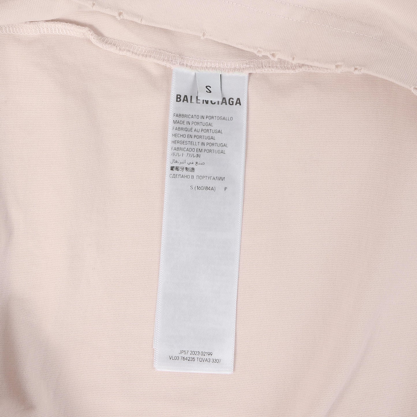 24SS ダメージ加工 ステンシルロゴ オーバーサイズ Tシャツ