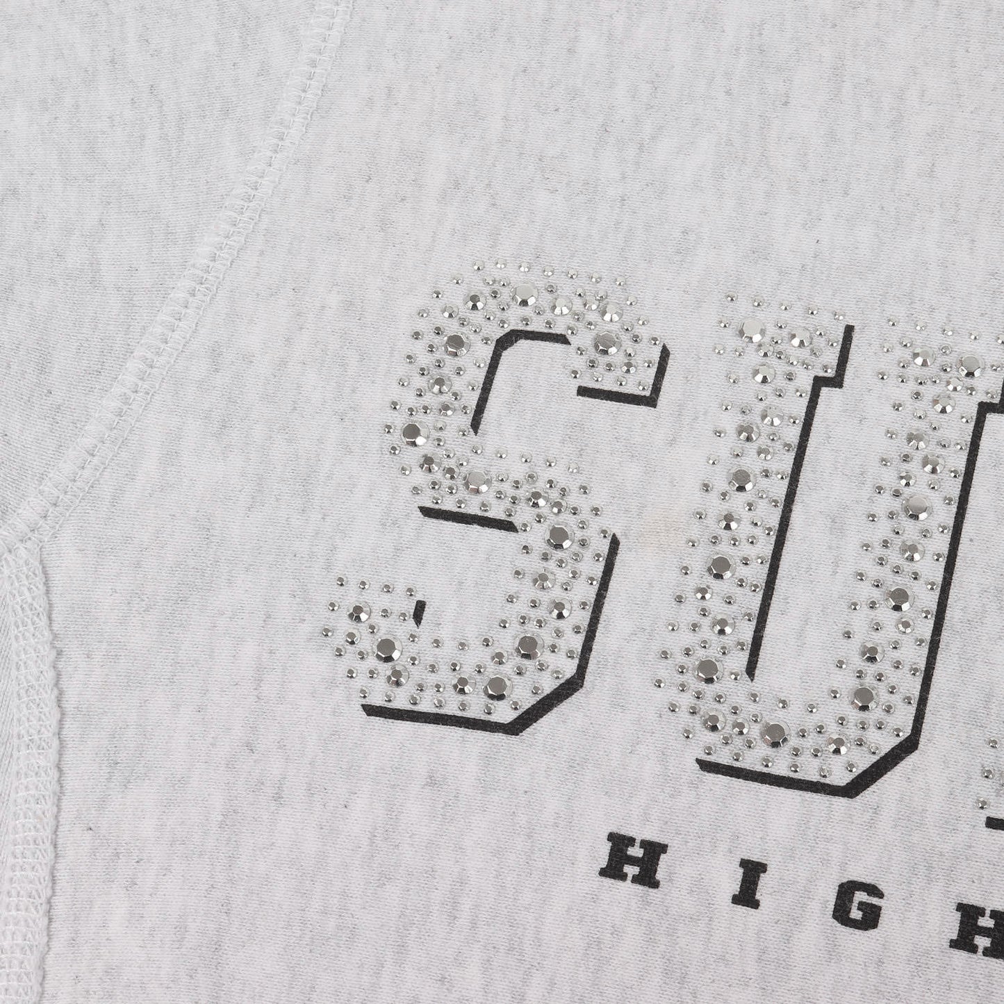 20SS ラインストーンロゴ スウェットパーカー(Gems Hooded Sweatshirt)
