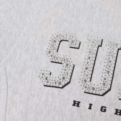 20SS ラインストーンロゴ スウェットパーカー(Gems Hooded Sweatshirt)