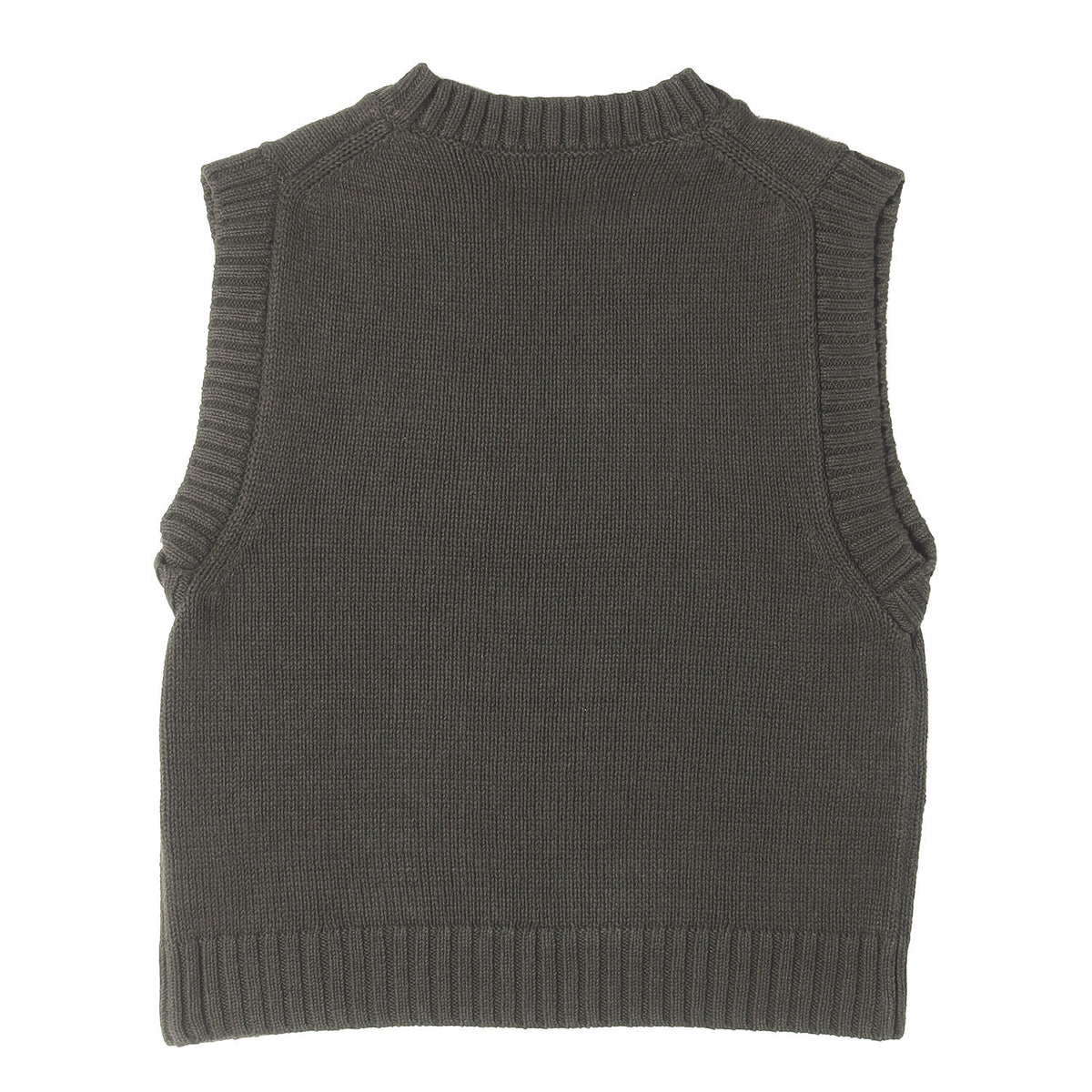 23AW リネン/コットン ニットベスト