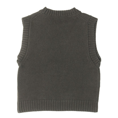 23AW リネン/コットン ニットベスト