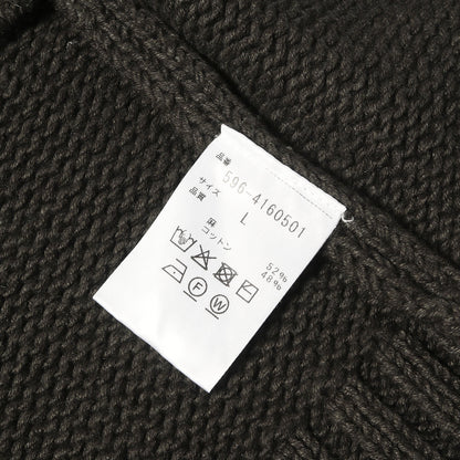 23AW リネン/コットン ニットベスト