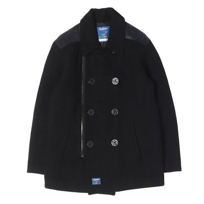 00s ×fragment design メルトンウール ジップ Pコート(FR.PEA / M-COAT)