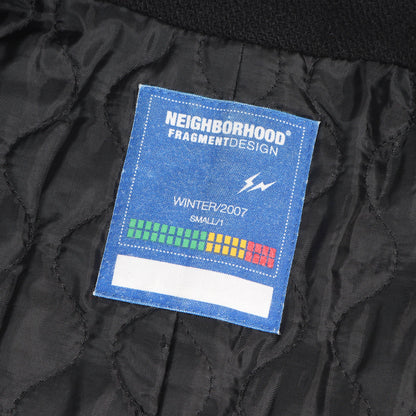 00s ×fragment design メルトンウール ジップ Pコート(FR.PEA / M-COAT)