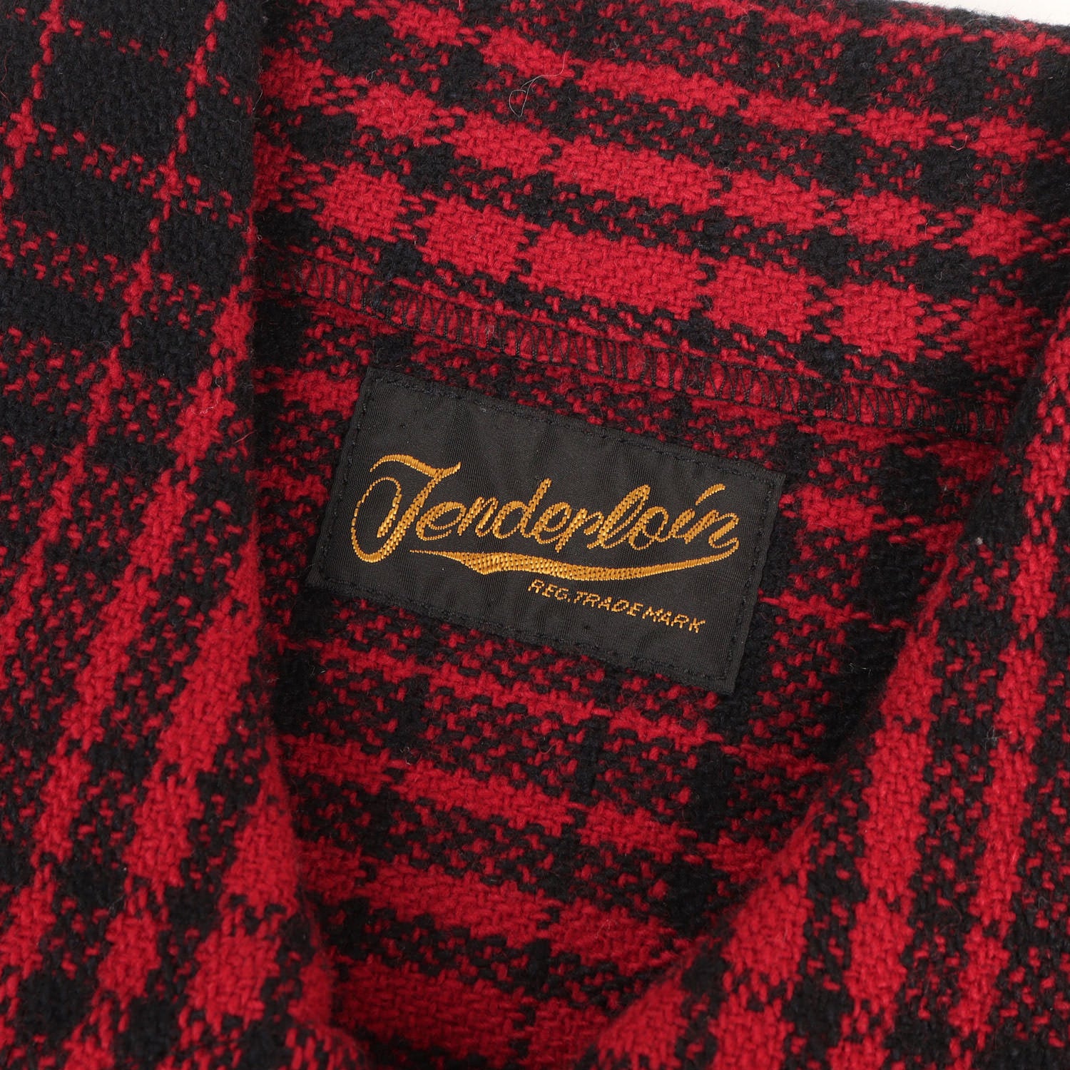 TENDERLOIN (テンダーロイン) チェック ベア ウール ジャケット(T-BEAR