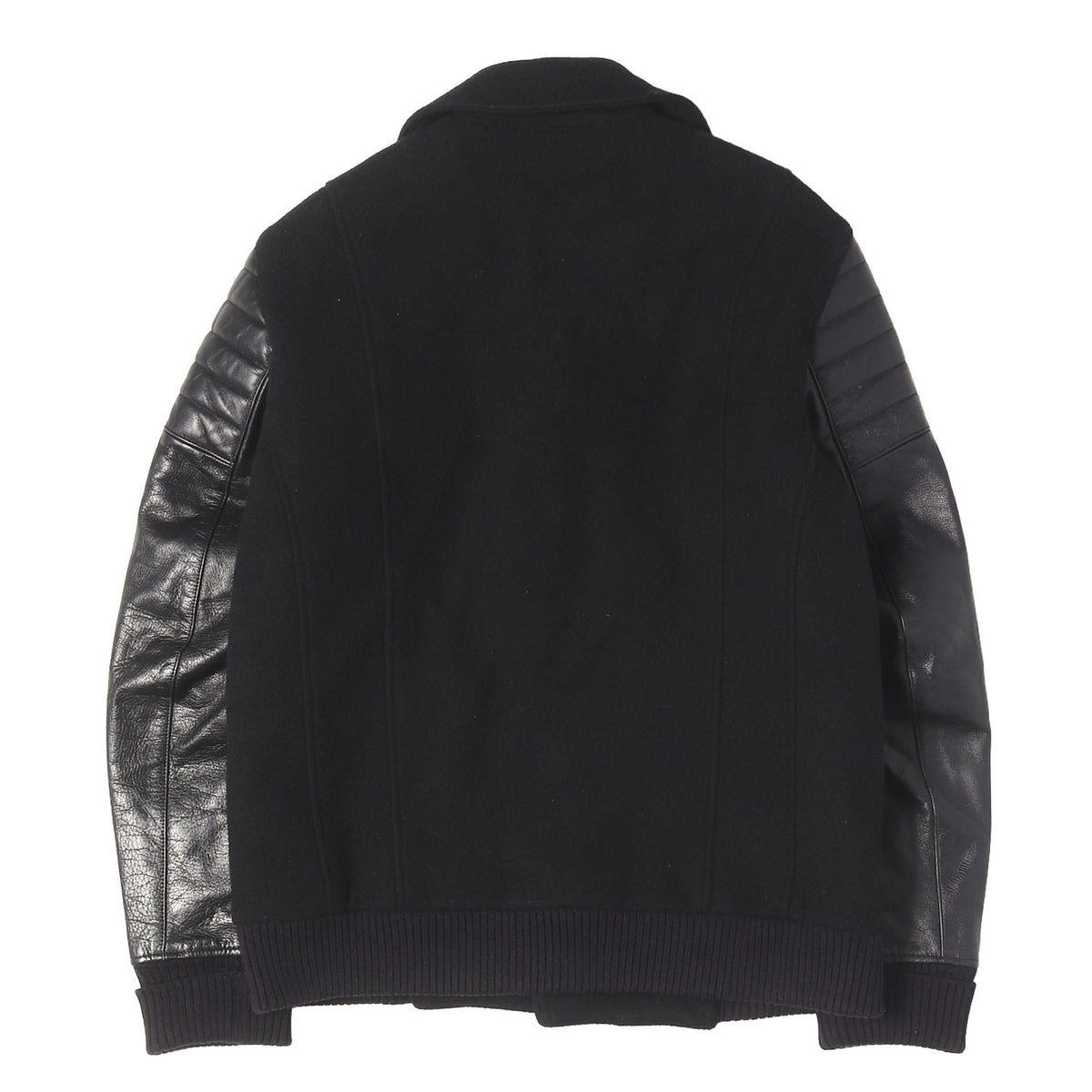 00s ライトニング 袖レザー メルトン ライダースジャケット (Lightning Riders / ML-JKT)
