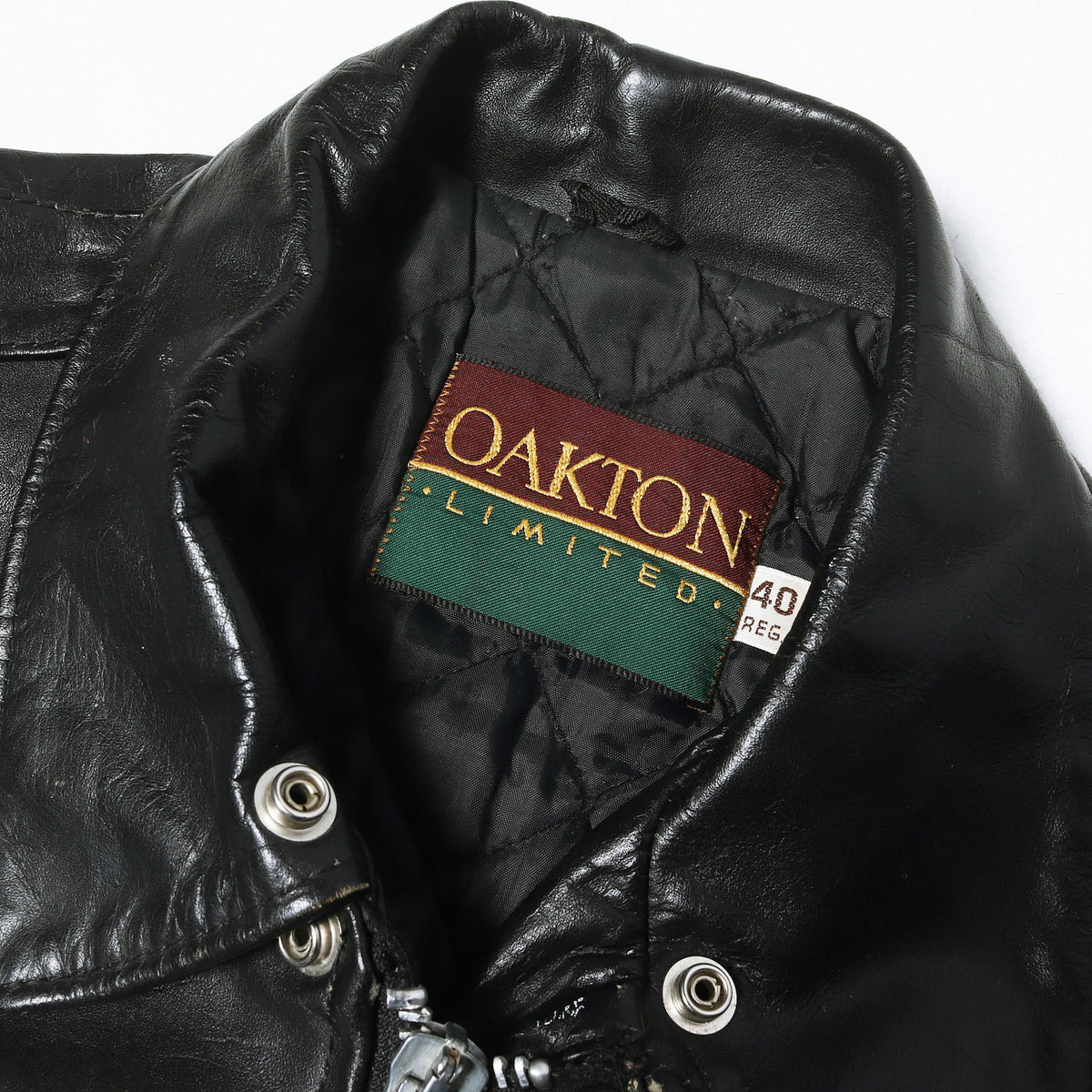 [雰囲気抜群] 90s G-1 レザー フライト ジャケット / USA製 OAKTON LIMITED