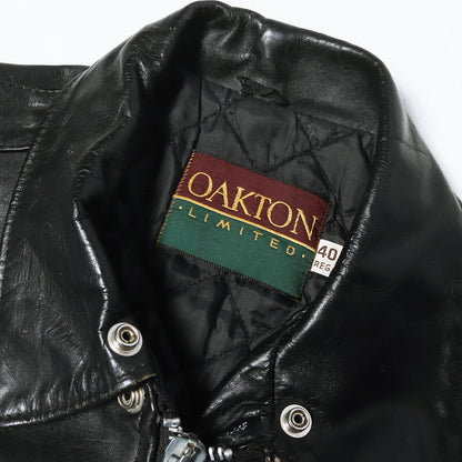 [雰囲気抜群] 90s G-1 レザー フライト ジャケット / USA製 OAKTON LIMITED