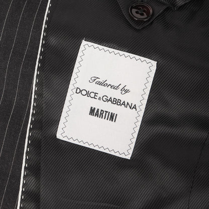 ピンストライプ ピークドラペル テーラードジャケット(MARTINI)