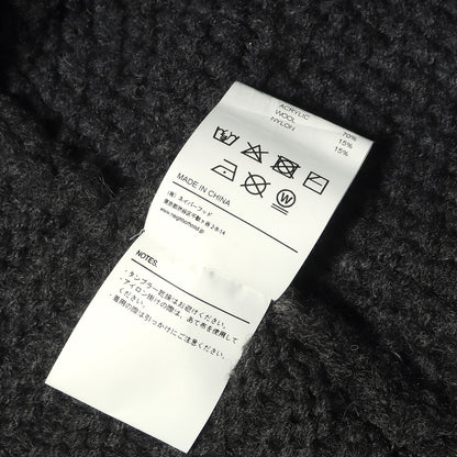 23AW サベージ加工 パッチワーク ニット セーター(PATCHWORK SAVAGE SWEATER)