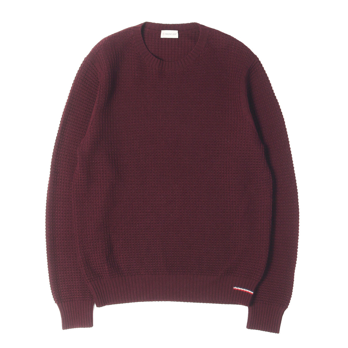 ポップコーン編み ウールニット セーター(MAGLIONE TRICOT GIROCOLLO)