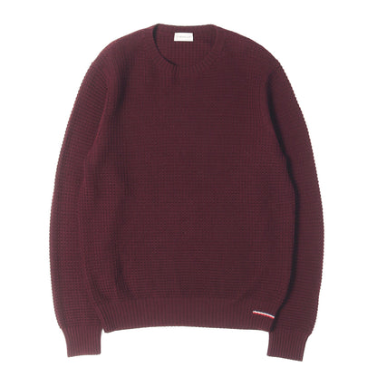 ポップコーン編み ウールニット セーター(MAGLIONE TRICOT GIROCOLLO)