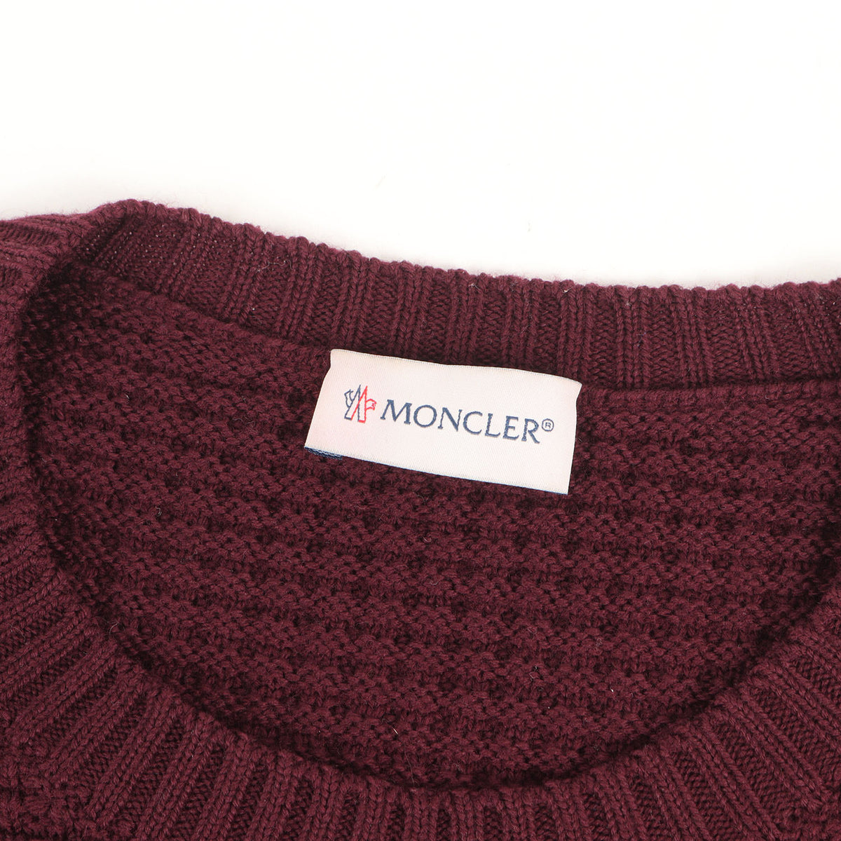 ポップコーン編み ウールニット セーター(MAGLIONE TRICOT GIROCOLLO)