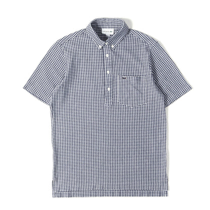 シアサッカー ギンガムチェック ボタンダウン プルオーバー 半袖シャツ(REGULAR FIT)