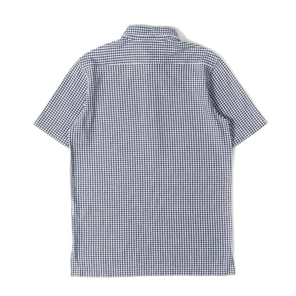 シアサッカー ギンガムチェック ボタンダウン プルオーバー 半袖シャツ(REGULAR FIT)