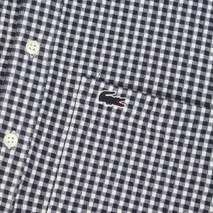 シアサッカー ギンガムチェック ボタンダウン プルオーバー 半袖シャツ(REGULAR FIT)