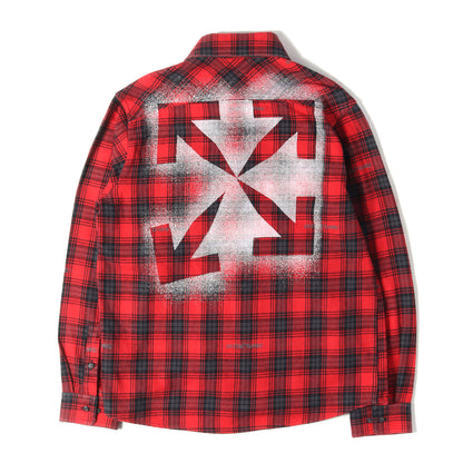 20AW ステンシル アロー チェック フランネルシャツ(STENCIL FLANNEL CHECK SHIRT)