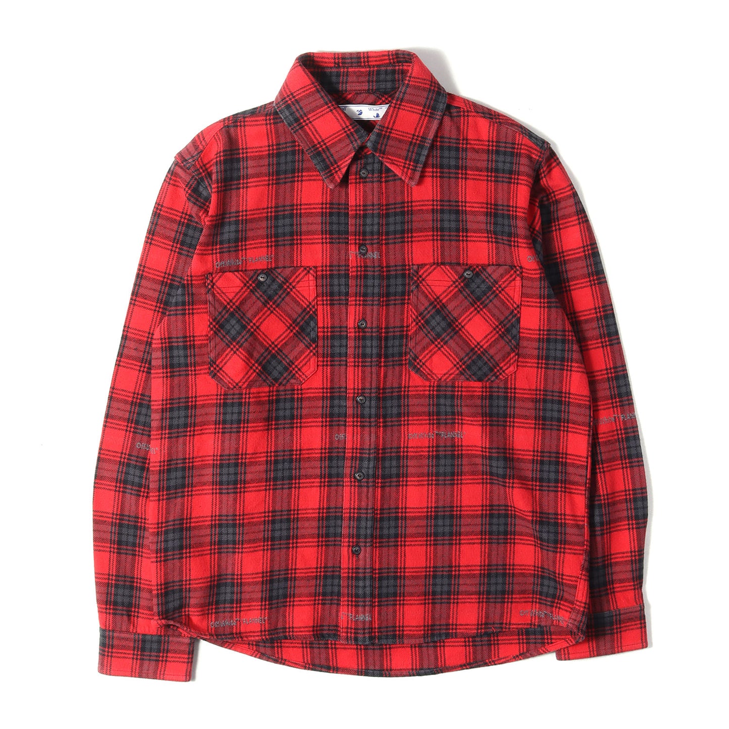 20AW ステンシル アロー チェック フランネルシャツ(STENCIL FLANNEL CHECK SHIRT)