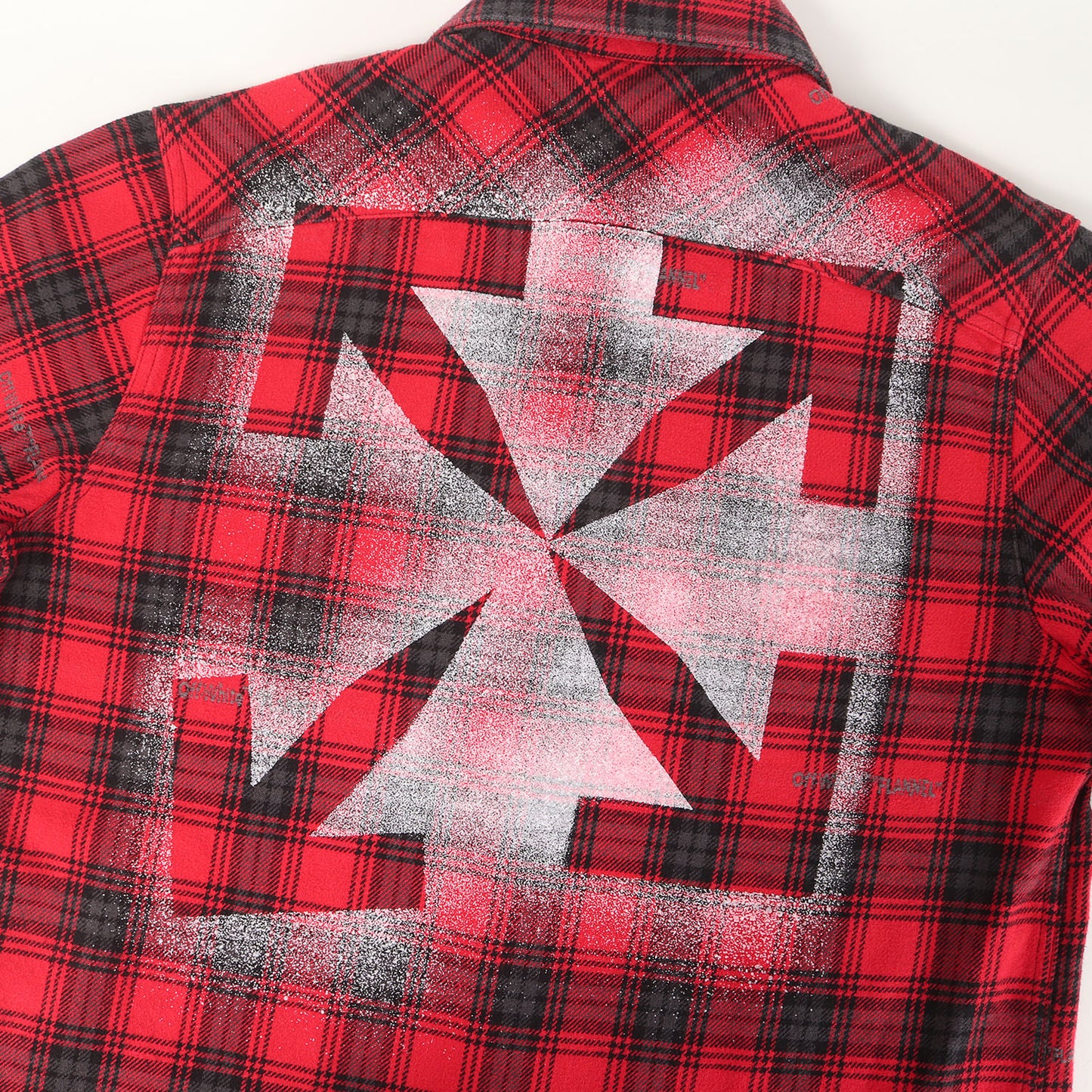 20AW ステンシル アロー チェック フランネルシャツ(STENCIL FLANNEL CHECK SHIRT)