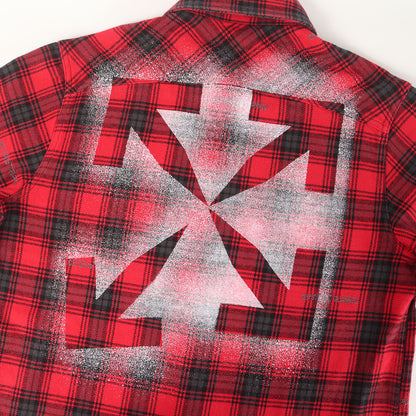 20AW ステンシル アロー チェック フランネルシャツ(STENCIL FLANNEL CHECK SHIRT)
