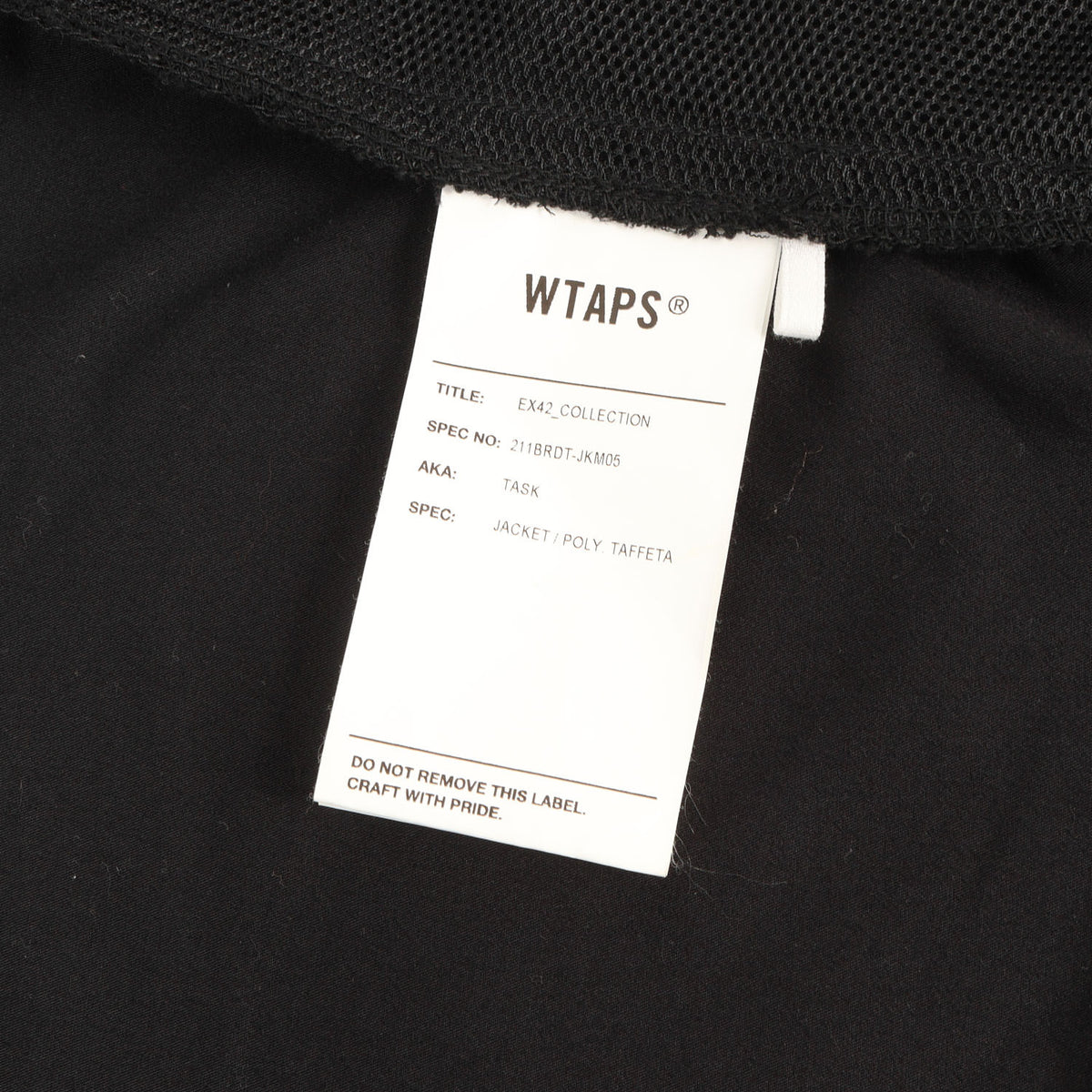 21SS GPSロゴ フルジップ フード ジャケット(TASK / JACKET. POLY. TAFFETA)