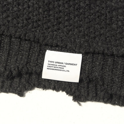 23AW サベージ加工 パッチワーク ニット セーター(PATCHWORK SAVAGE SWEATER)