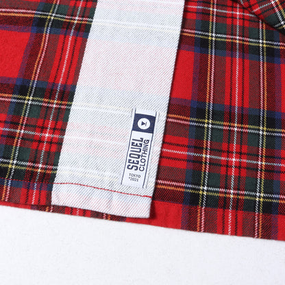23SS ライン チェック フランネルシャツ (LINE NEL CHECK SHIRT)