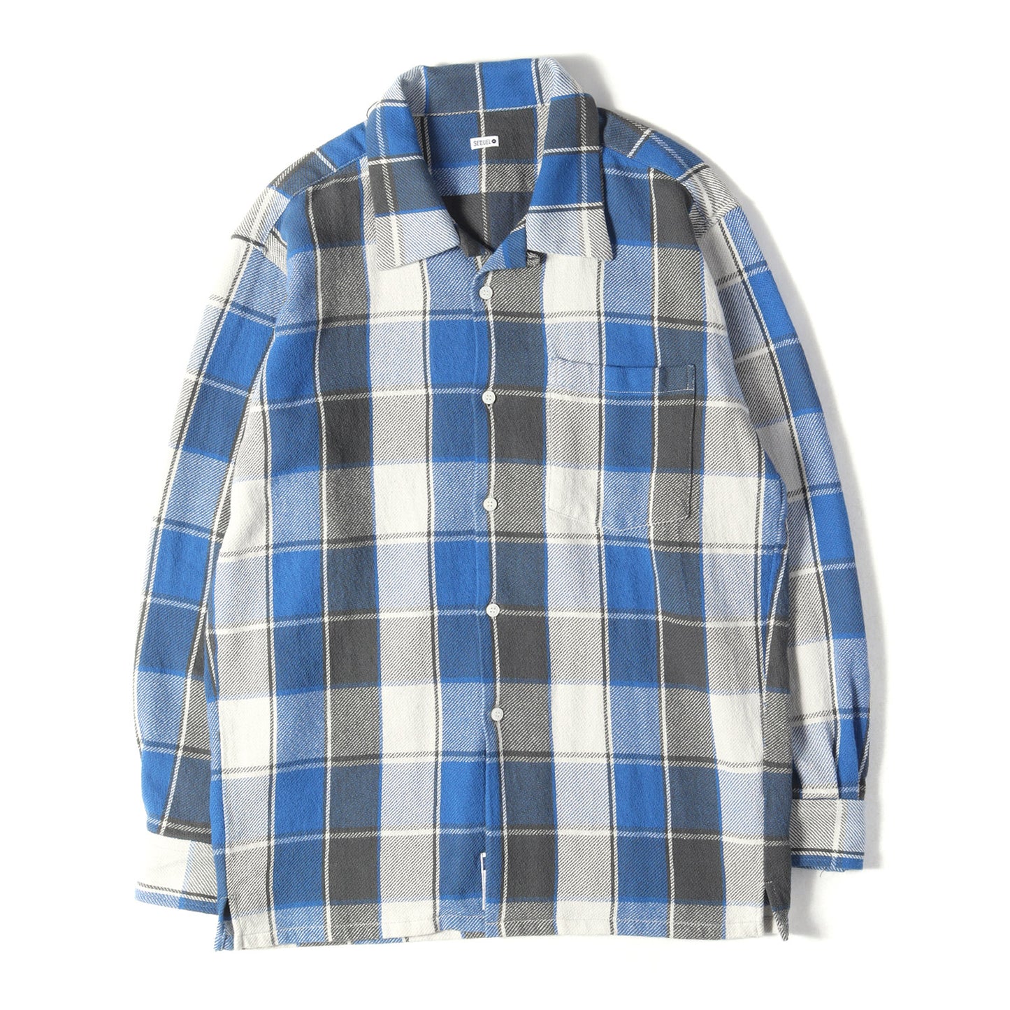 21AW オープンカラー ヘビー チェックネルシャツ(CHECK NEL SHIRT)