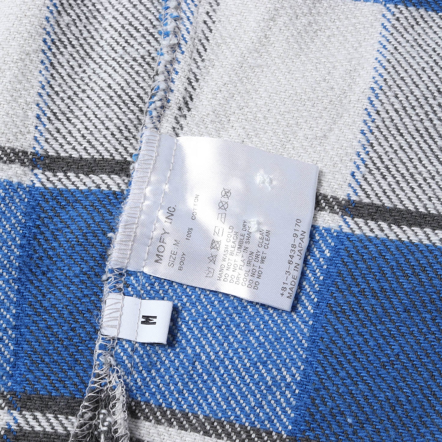 21AW オープンカラー ヘビー チェックネルシャツ(CHECK NEL SHIRT)