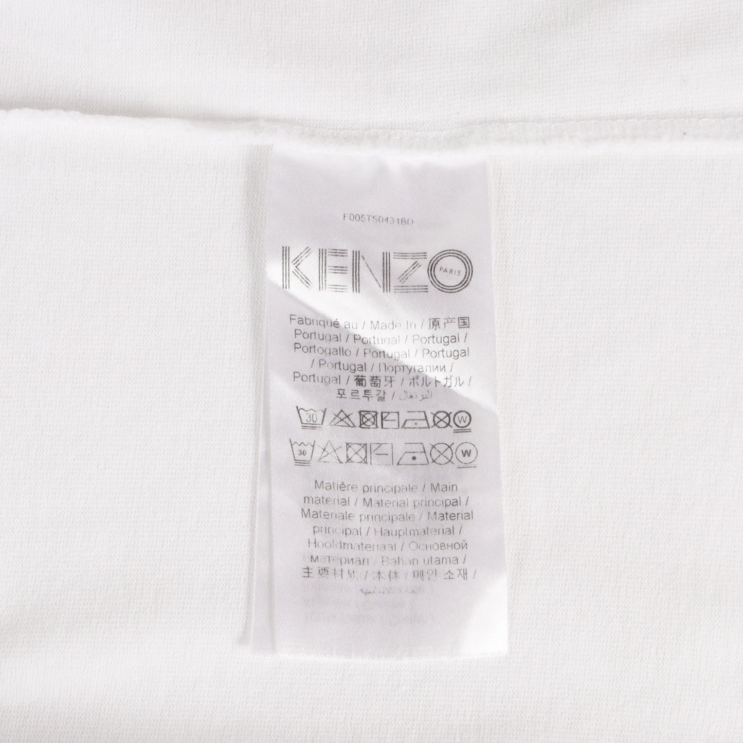 袖ロゴ クルーネック Tシャツ