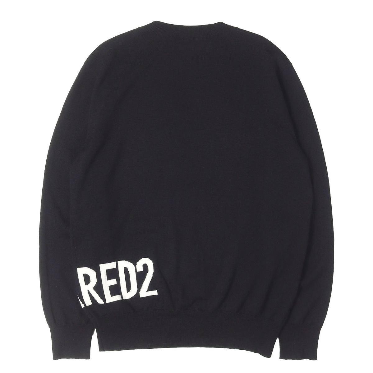 23AW ブランドロゴ クルーネック ウールニット