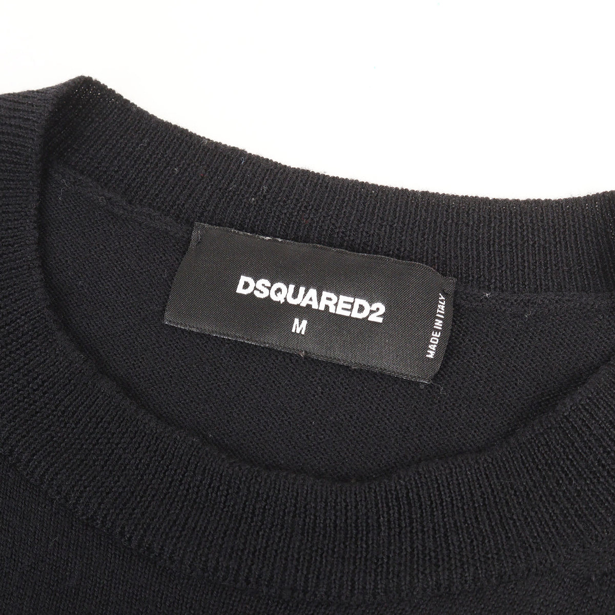 23AW ブランドロゴ クルーネック ウールニット