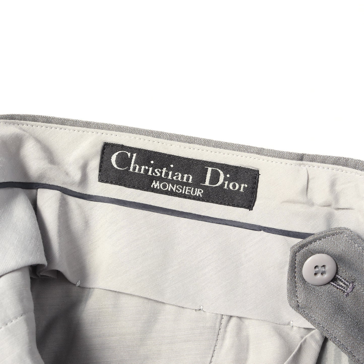 90s Christian Dior MONSIEUR 2タック ウール スラックスパンツ